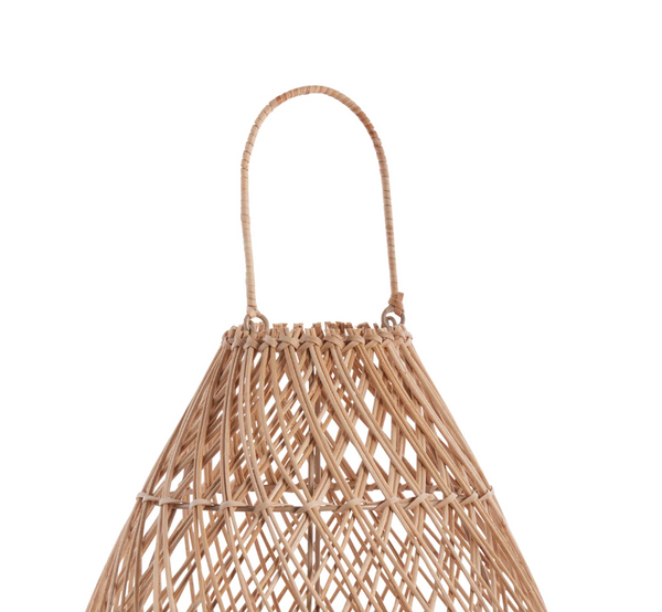 Laterne "Rosie" (hoch) aus Rattan- von Lene Bjerre