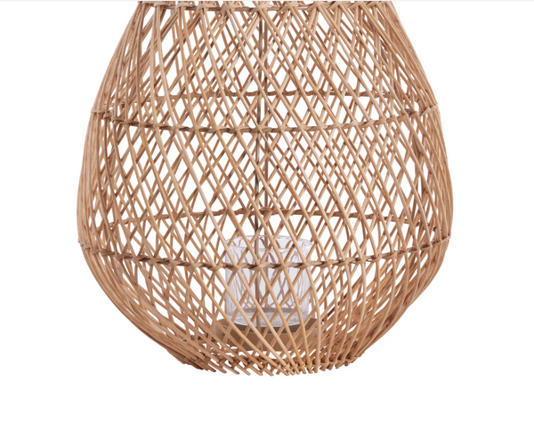 Laterne "Rosie" (hoch) aus Rattan- von Lene Bjerre
