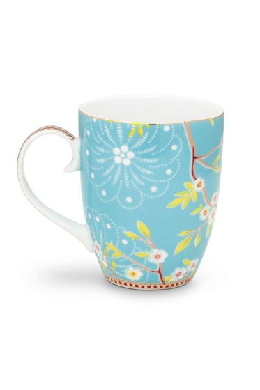 PIP Studio Tasse groß "Early Bird" blau - 350ml