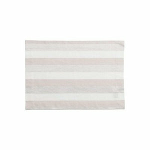 Linen & More Platzsets ”Royal Stripes" rosa/silber