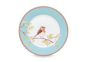 PIP Studio Frühstücksteller "Early Bird" blau - 21cm