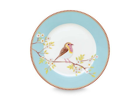 PIP Studio Frühstücksteller "Early Bird" blau - 21cm