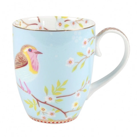 PIP Studio Tasse groß "Early Bird" blau - 350ml