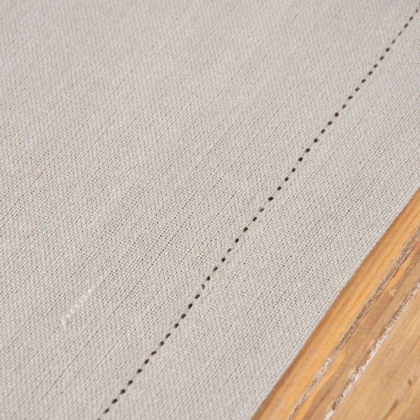 Linen & More Tischläufer "Indi" beige