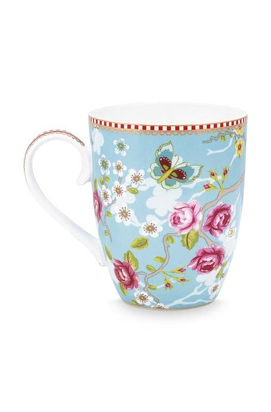 PIP Studio Tasse groß "Early Bird Chinese Rose" blau - 350ml